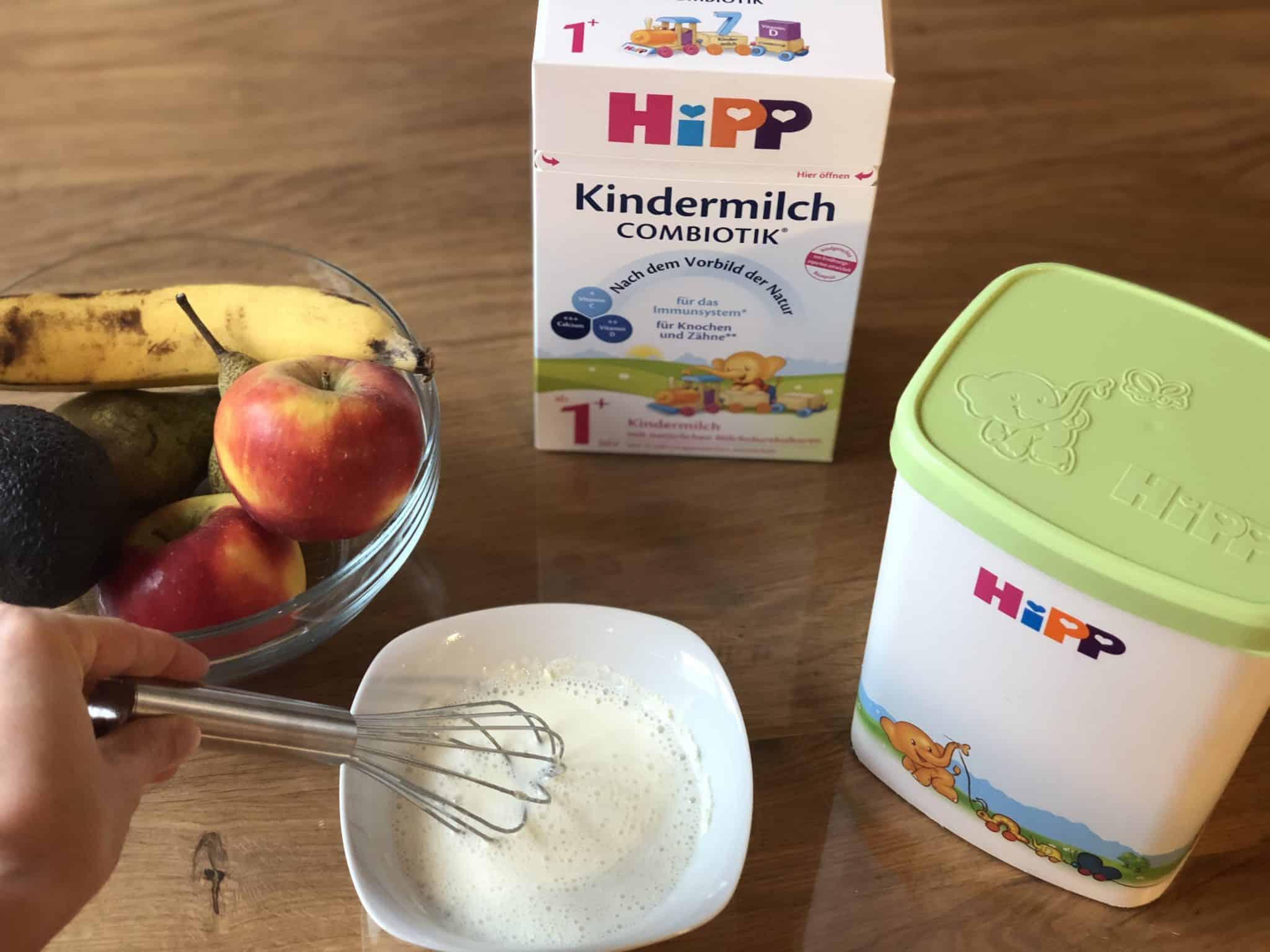 Optimale Vitamin D-Versorgung bei Kindern im Winter HiPP Combiotik Kindermilch 1+ Zubereitung1