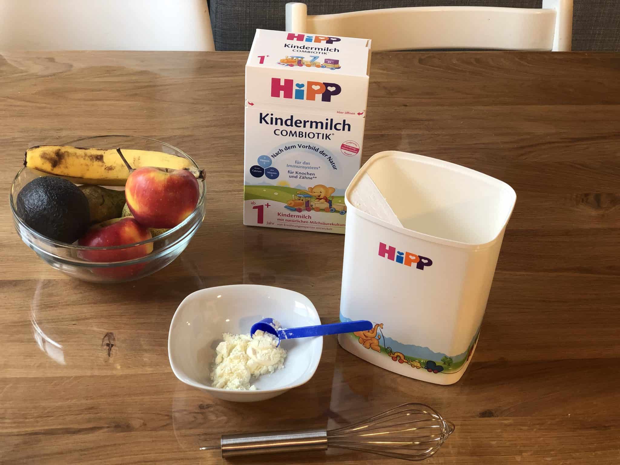 Optimale Vitamin D-Versorgung bei Kindern im Winter HiPP Combiotik Kindermilch 1+ Zubereitung1