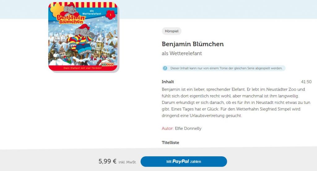 Tonie Audiothek Anleitung